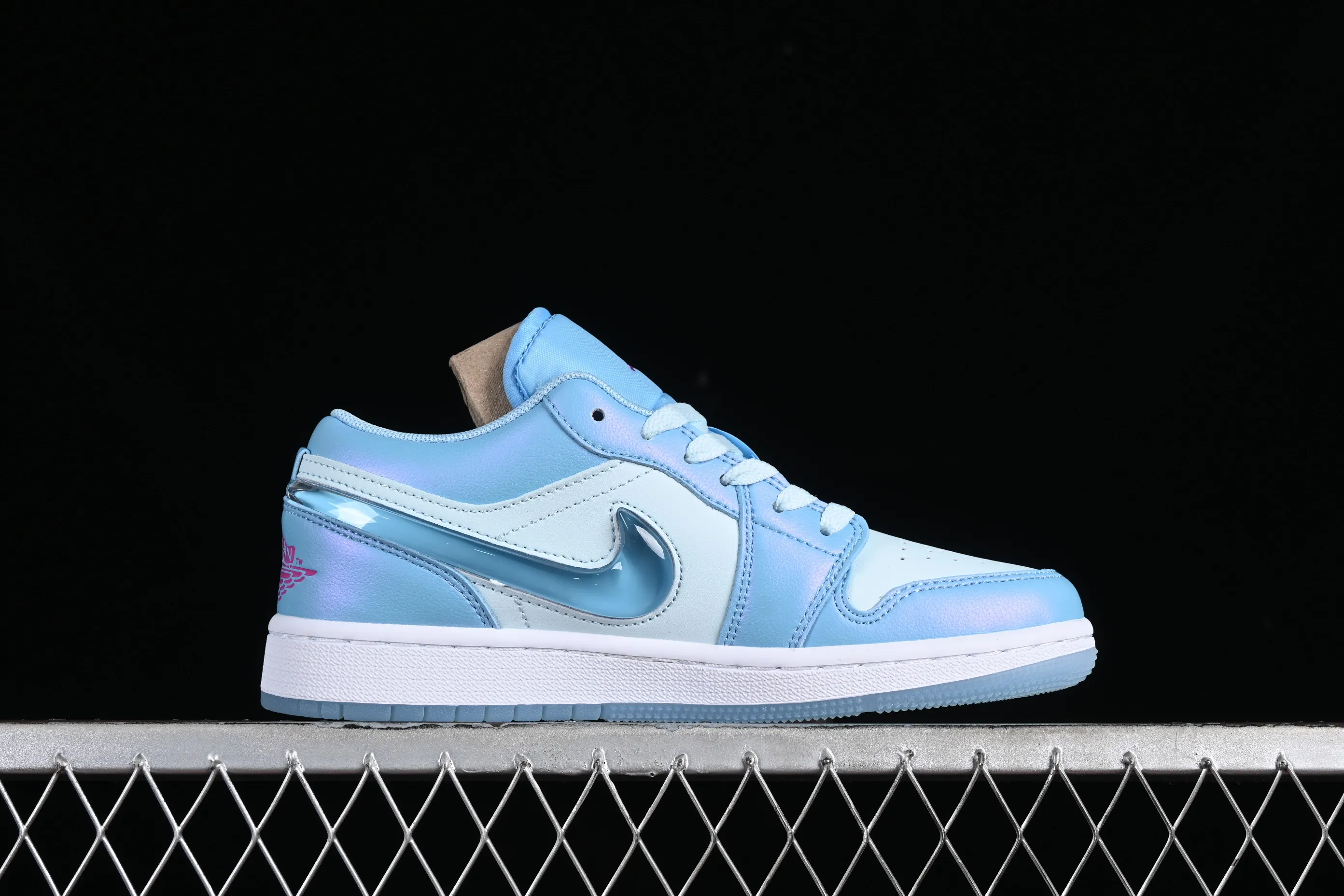 All categories Air Jordan Jordan series basketball shoes Air Jordan 1 Low Air Jordan 1 Low AJ1 Joe 1 black and green customized low-bang cultural casual sneakers FN7366-400